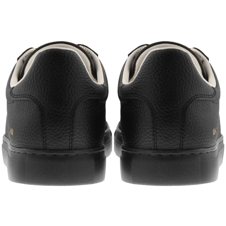 Alternative Image for ProductArmani Exchange Logo Trainers Black2